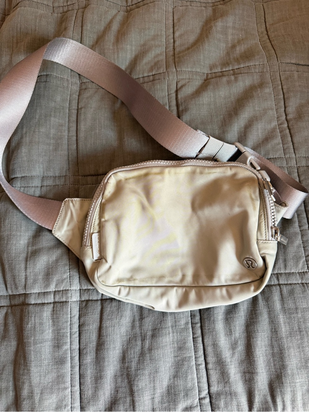 lululemon athletica Beige Crossbody Belt Bag
